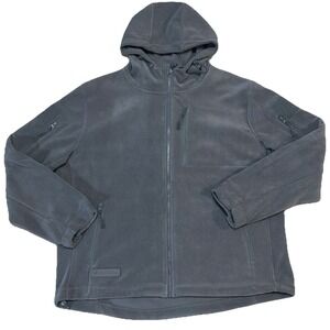 Baerskin Tactical Hoodie Mens XL Gray 4.0 Full Zip Fleece Zipped Pockets